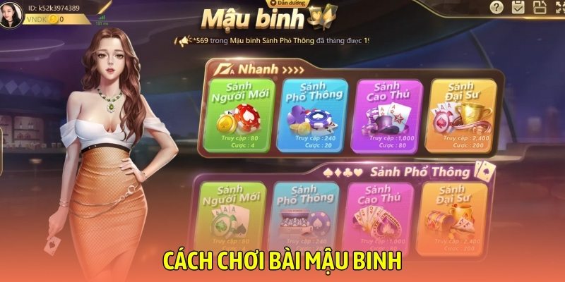 cách chơi bài mậu binh