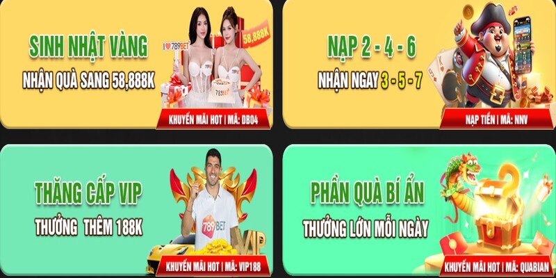 Tri ân thành viên khi nạp tiền vào thứ 2 - 4 - 6 mỗi tuần